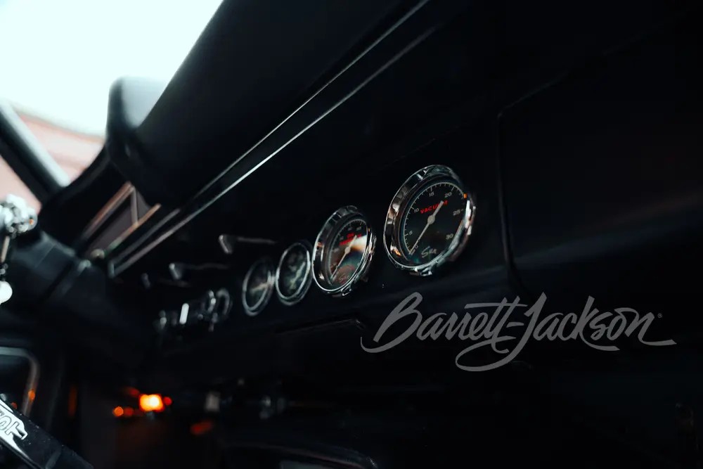 Eight Sun gauges on the dashboard of a Mercury Cyclone Spoiler SCJ