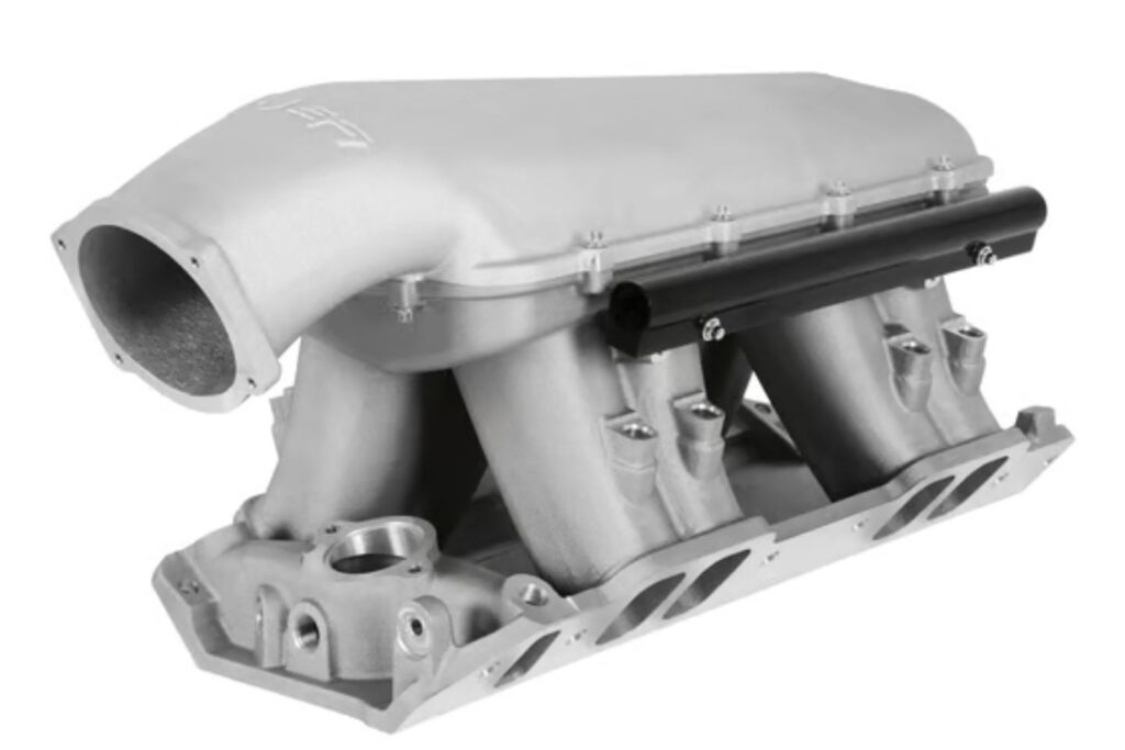 hi-ram intake manifold for classic chevys (2)