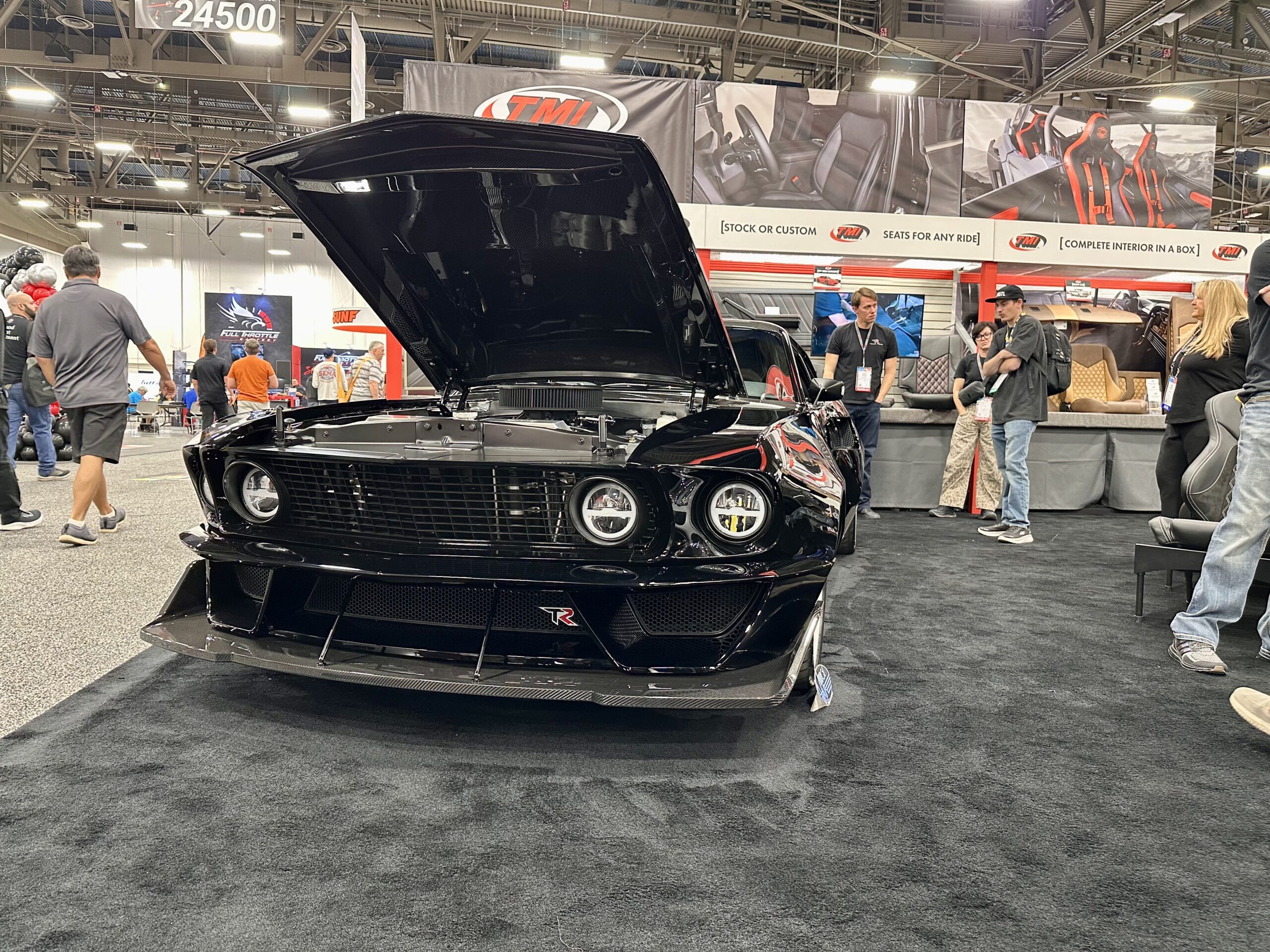 SEMA 2025: Trick Rides Scorched Widebody Mustang At TMI