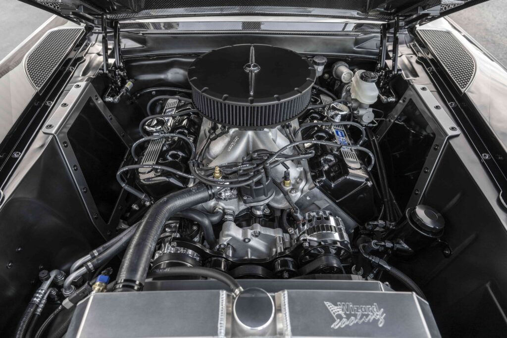 All-Carbon Scorched 1969 Mustang Engine