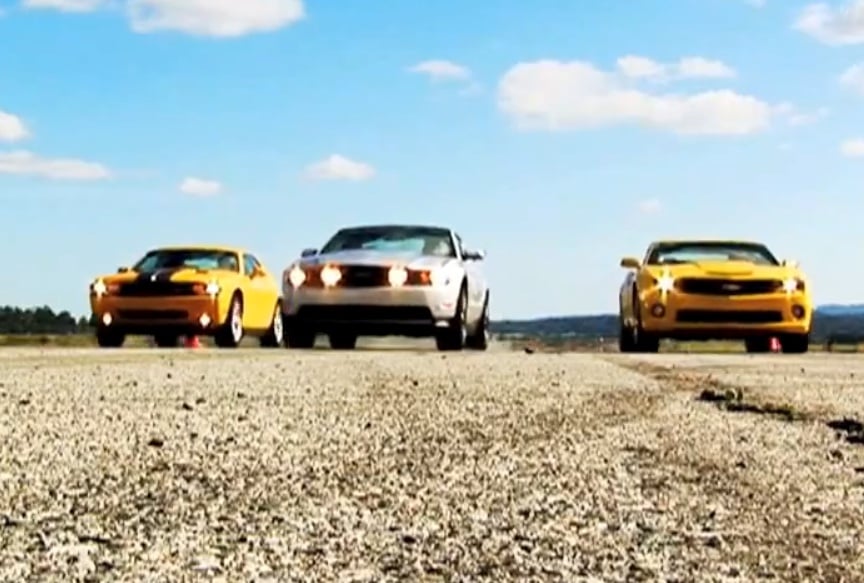 Video: Pony Car Prizefight - Camaro vs. Mustang vs. Challenger 