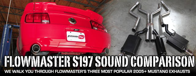 Comparing Sound on Three Flowmaster Muffler Kits on a S197