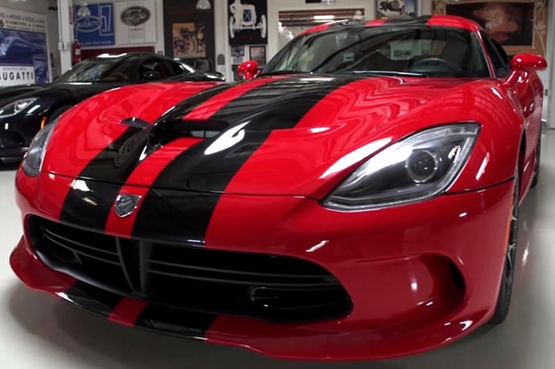 Video: 2013 SRT Viper Shows Up In Leno’s Garage