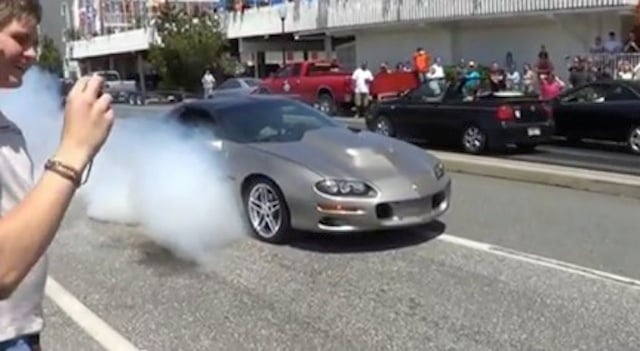 Video: Insane Smoke Show at Crusin' Ocean City Car Show