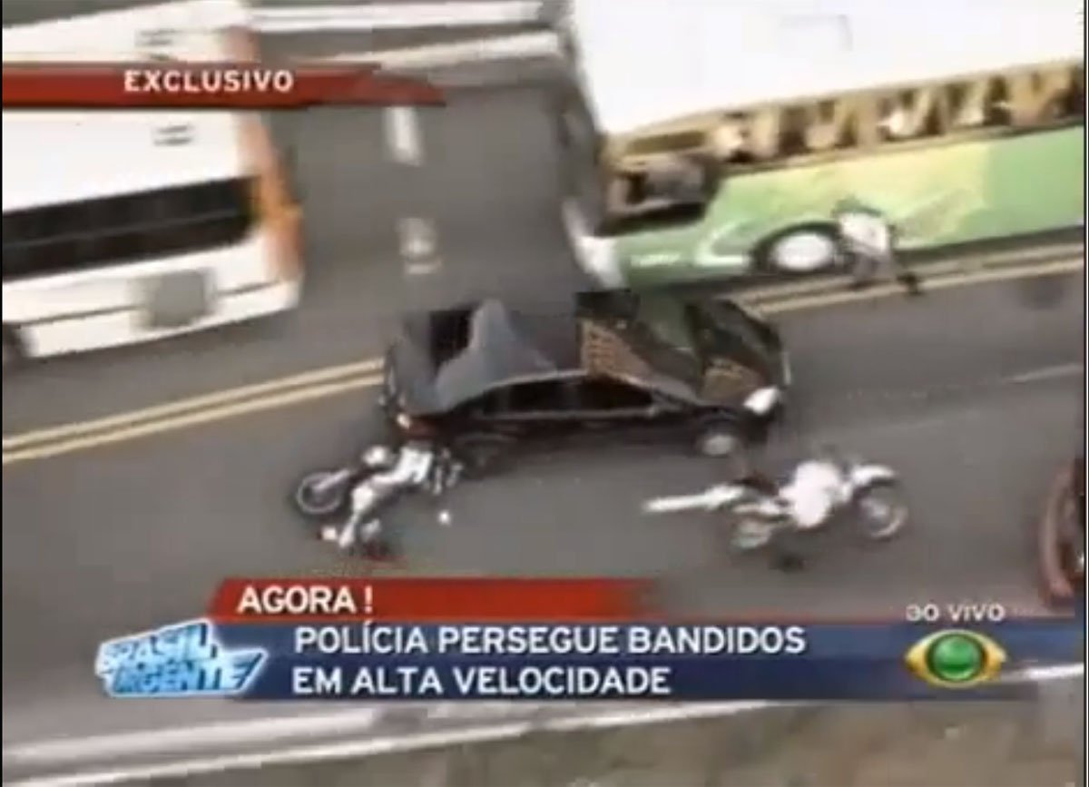 Video: Real Life "Grand Theft Auto" Scene Shot In Brazil