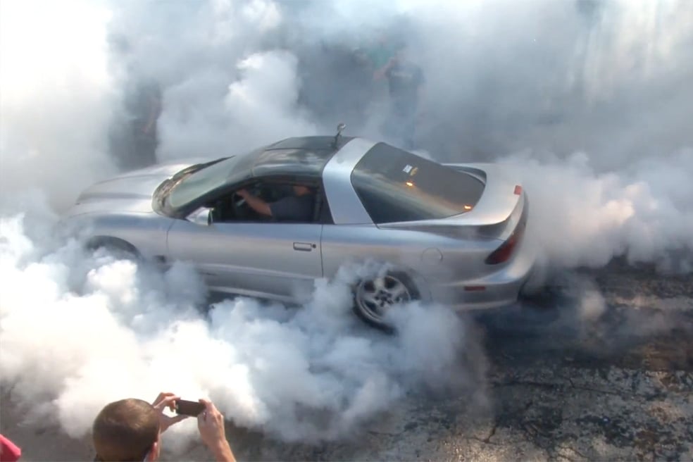 Video: 1100HP Turbo Trans Am Does HUGE Burnout