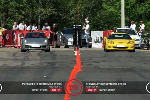 Video: Z06 Takes on ZL1, GT500, Esprit, and 911 in the Standing Mile