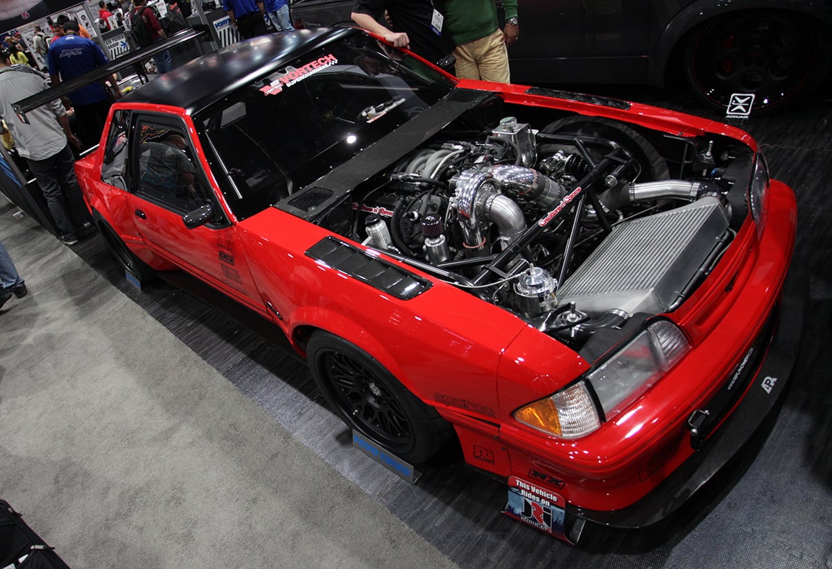 SEMA 2013: Creations 'n Chrome's Updated Top Notch Fox body Mustang