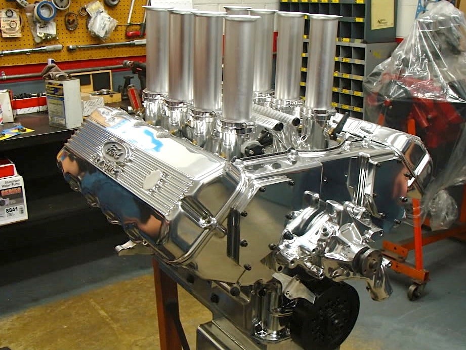 Gorgeous 482ci Ford SOHC Engine Purrs on the Dyno