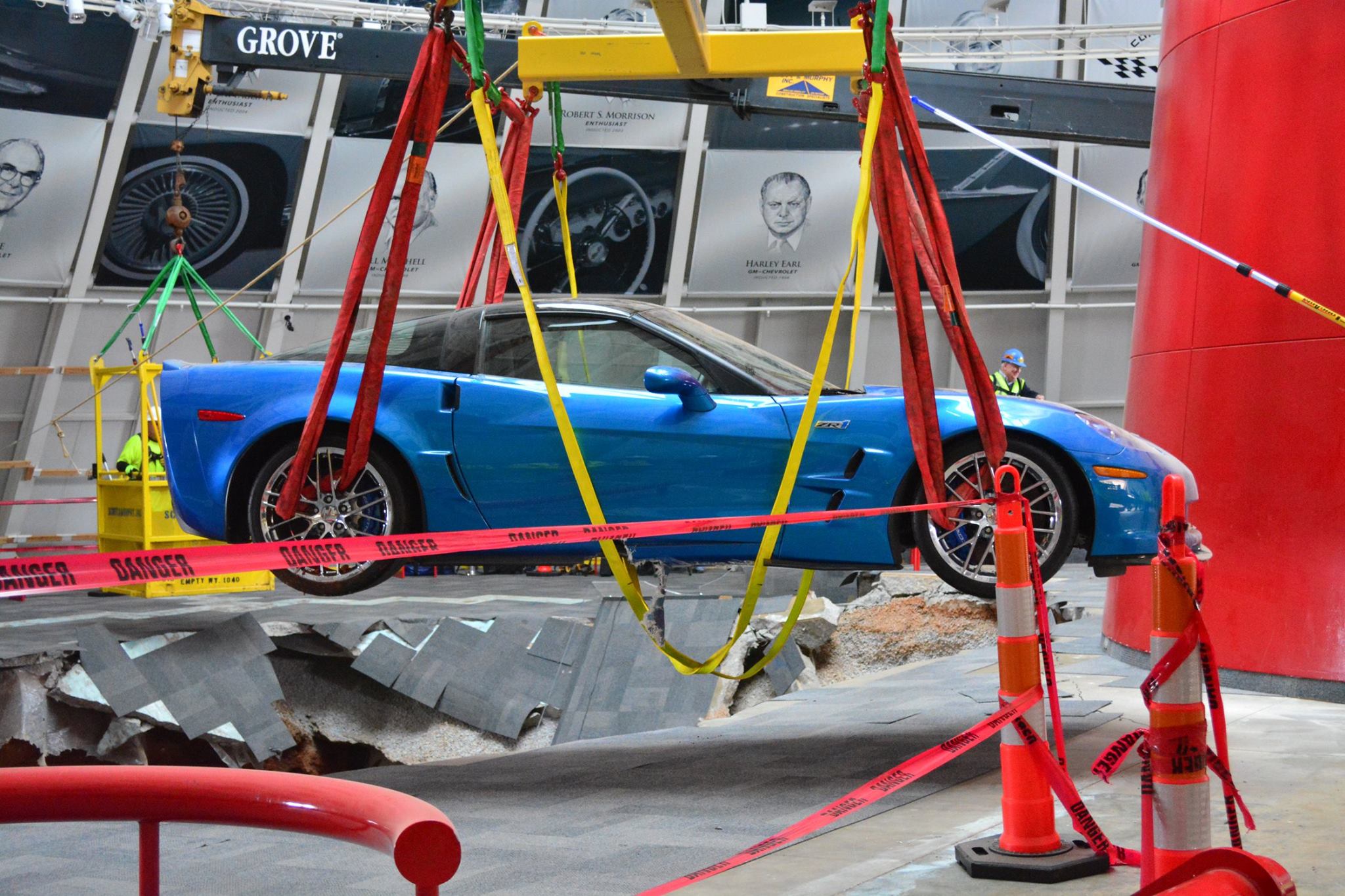 The Blue Devil Lives! First Corvette Extracted from NCM Sinkhole 