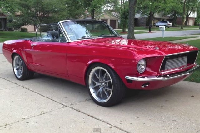 Video: Supra-powered 1968 Mustang Is Wrong But Oh So Right   
