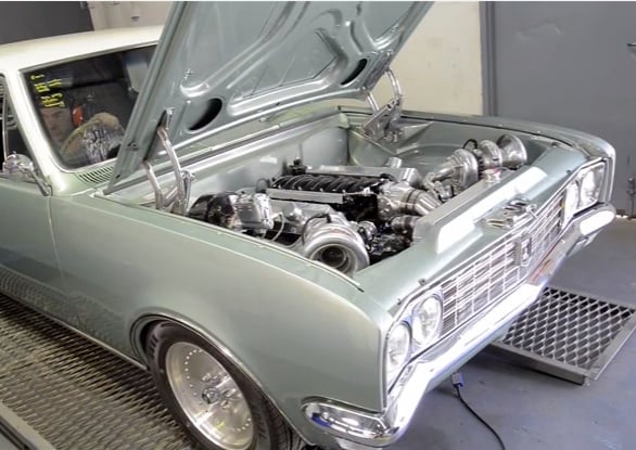 Video: Twin Turbo LS1 in a Classic Holden on the Dyno
