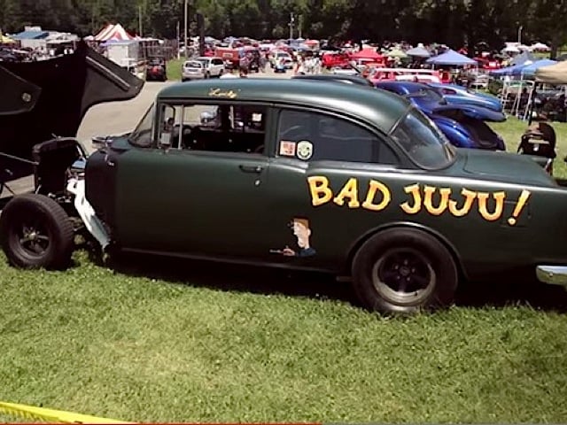 Video: Lance Yoakem Shows Off One Bad '55 Gasser