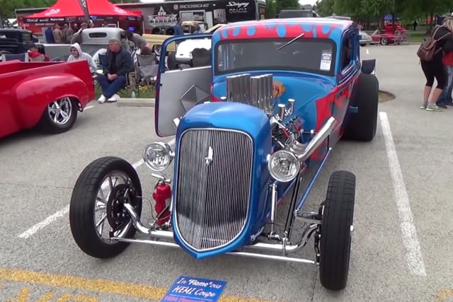 Video: '34 Plymouth "In-Flame-Ous" At Goodguys Nashville Nats