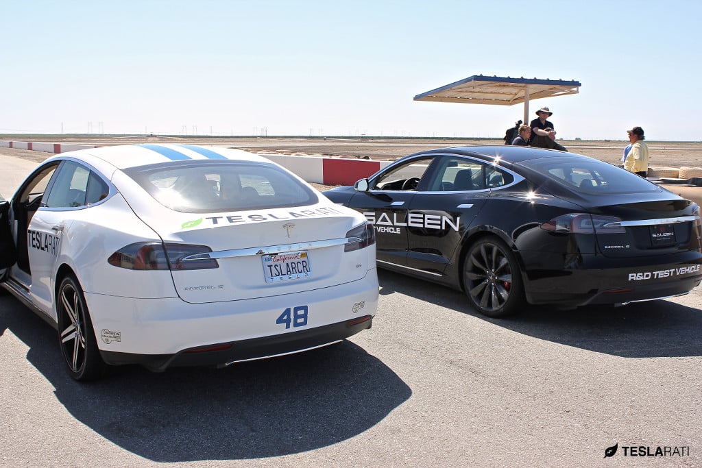 Saleen Inspired Tesla Model S Spotted.