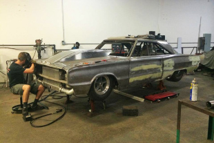 Wicked '66 Coronet From LP Racing Being Prepped For Drag Week