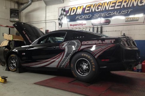 Video: Quickest and Fastest N/A Cobra Jet Runs a 9.66 at 139.43 mph