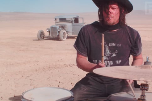 Video: Norman Reedus Directs Music Video With Hot Rod Trucks