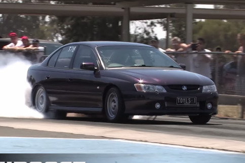 Video: A Clean, Sleeper Turbo LS1 Holden Commodore VY Gets Down