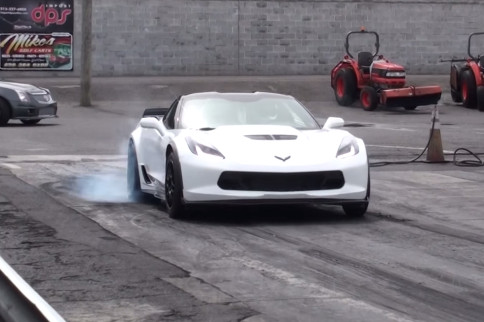 Stock + Drag Radial 8-Speed Auto C7 Z06 Goes 10.38 in the Quarter