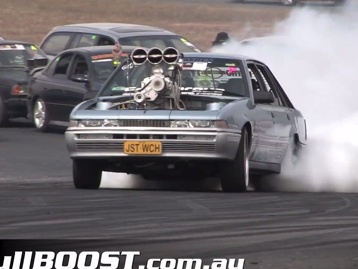 Video: This Blown LSX Holden VL Calais Shreds Tires Like No Other