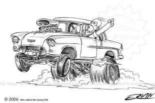 Art N Motion, A Spin On Classic American Cars With Artist Mark Ervin