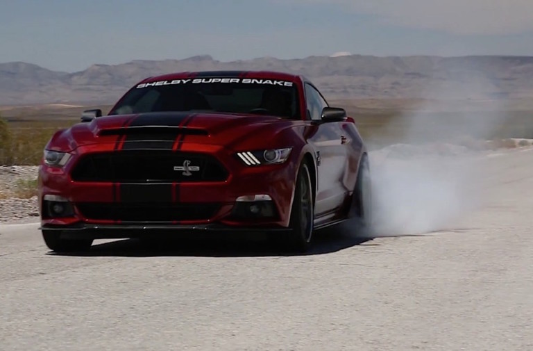 Video: Shelby Throws Around 2015 Super Snake On A Closed Track