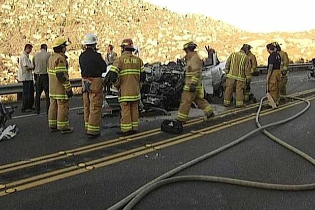 A Man Dies After Crashing His Hot Rod On California State Route 67