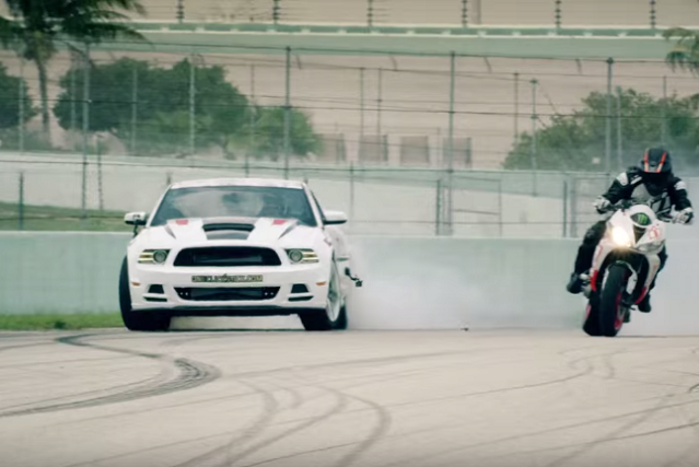 Mustangs, Motorcycles, and Dax Shepard Star in ICON Drift battle