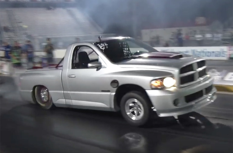 Video: The World's Baddest Dodge SRT-10 Pickup, Twin Turbos And All!