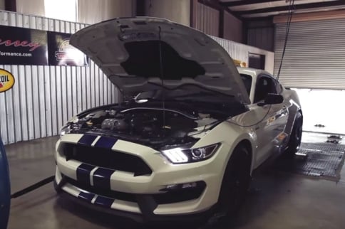 Video: Hennessey Straps Stock Shelby GT350 To Its Dyno