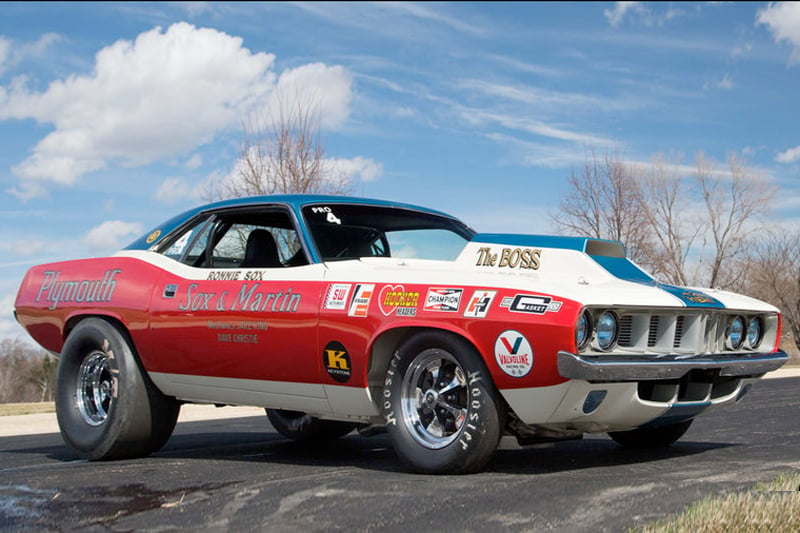 Sox & Martin Team 1971 Plymouth Hemi Cuda Pro Stock Heads To Auction