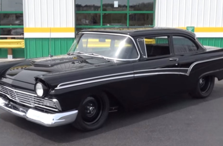 Video: Supercharged Moonshine Runner Inspired '57 Ford Is 700 Proof