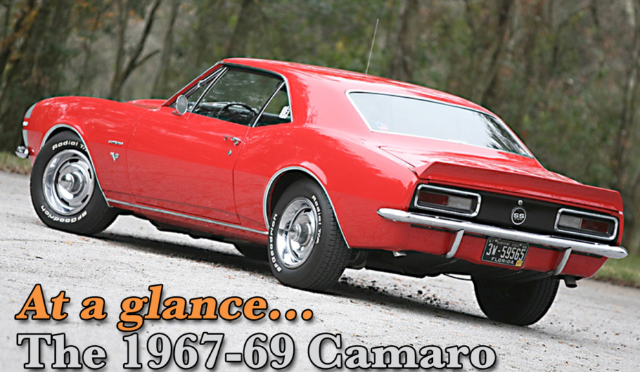 At A Glance: How To Spot Differences In First Gen Camaro - 1967-'69