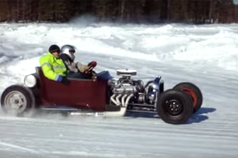 12 Days of Christmas, Day 12: Hot Rod Rally On A Snow Course