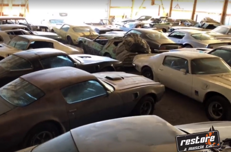 Video: Warehouse Barn Find – It’s Pontiac Firebird Heaven!