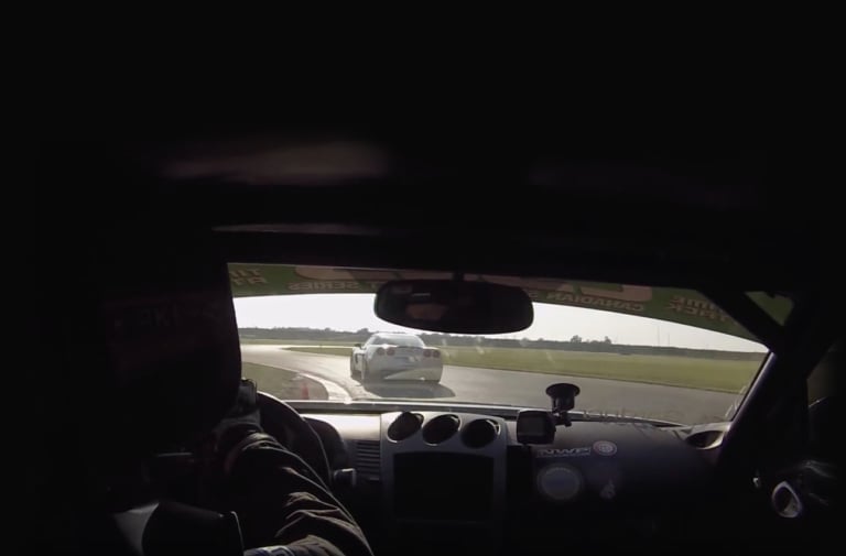 Video: Corvette Z06 Blocks Track-Tuned 350Z on Hot Lap