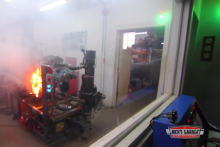 Video: 500-horse Pontiac 455 Catches Fire On Dyno At Nick's Garage