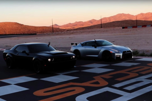 Video: Dodge Demon vs Nissan GT-R NISMO Edition