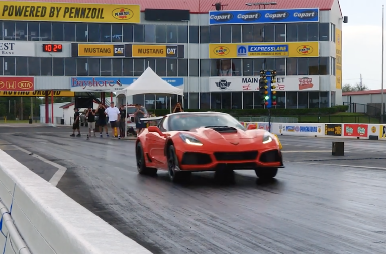 Hennessey's 8-Second HPE1200 Upgraded C7 ZR1 On The Drag Strip