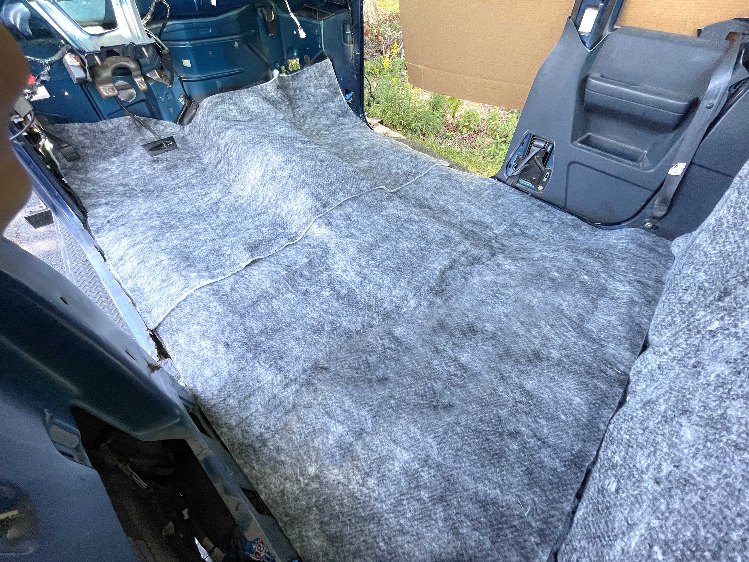 Custom-Cut Truck Interior Insulation For 1988-1998 Extended Cabs