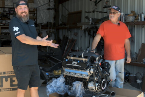 Delivering Our 1,000 HP Godzilla Engine To The Giveaway Winner